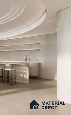 A bathroom with a large tub in the middle of the room and two sinks and two sinks on the wall next to a bathtub in front of a bathtub next to a window in a room with a